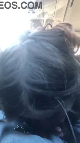 A stunning brunette lesbian surprises me with a wild car ride. She expertly gives me a handjob and then eagerly takes my cock in her mouth, finishing with a hot piss shot and a messy facial.